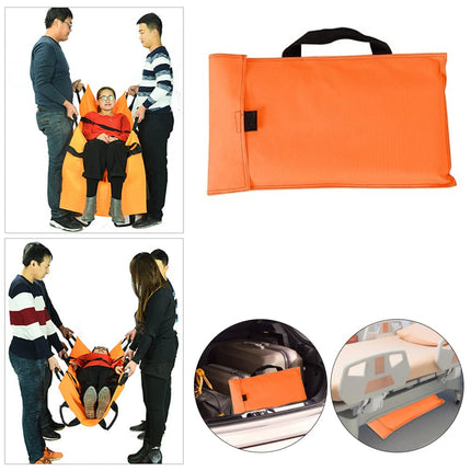 PRETTYLE Rescue Sling | Soft Thickened Canvas Transfer Sling, Rescue Sling, Sling up to 159 kg with Handbag for Firefighters and Rescue Services