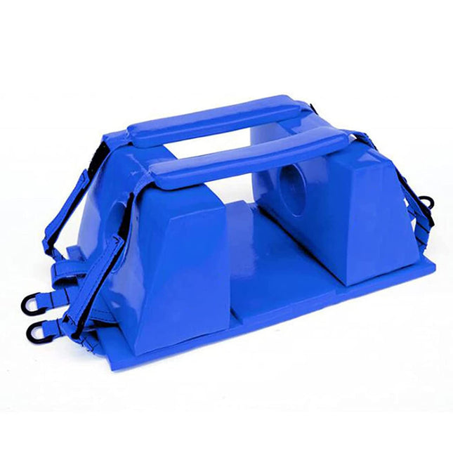 KLYDBMYT Head Immobilizer, Head Holder for Emergency Stretcher, Patient Transport Stretcher First Aid X-ray Head Holder with Adjustable Straps for Emergency