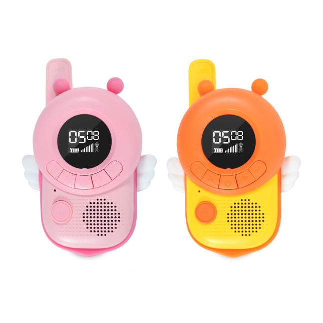 Uzoli Walkie Talkie Kids for 3-12 Years 20 Channels 3km Range Flashlight Radio for Adventure Camping Radio Toy as Back to School Gift K22
