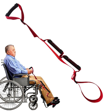 BAOK Leg Lifter, Getting Legs In and Out of Bed | Hemiplegia Foot Lift Booster, Hip Belt, Hip and Knee Replacement for Bed, Couch, Car, Wheelchair