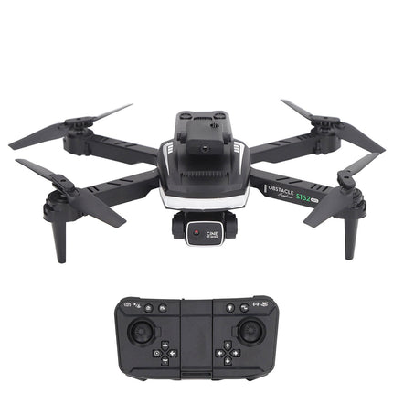 S162 RC Drone Foldable, Pocket RC Quadcopter with 4K HD FPV Dual Camera for Beginners, Headless Mode, 360 Flip, Built-in 1200 mAh Lithium Battery, Easy Flying
