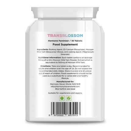 TransBlossom MTF 30 Tablets - Feminine, Dietary Supplement