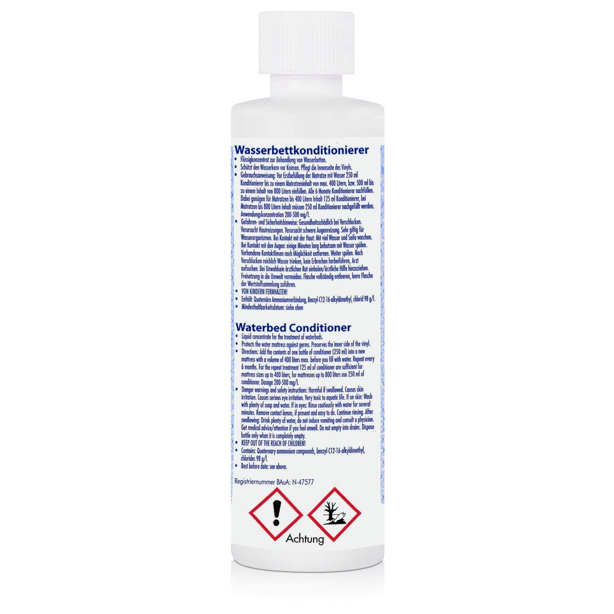 8x AguaNova Wasserbett Conditioner 125 ml, für Wasserbetten - Konditionierer