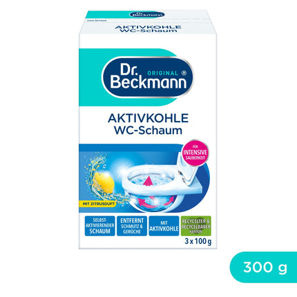 Dr. Beckmann Intensive Cleaner Toilet Foam, Self-Activating Foam 3x 100 g (One picture of the article shows two different versions)