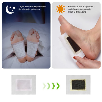 150 Detox Foot Patches - Detoxification Patches for the Feet to Reduce Stress and Improve Sleep - Deep Cleansing and Detoxifying Foot Pads to Remove Body Toxins