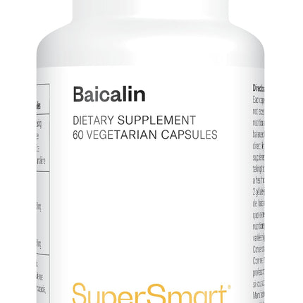 Baicalin 500 mg per day - Contributes to a healthy liver - Helps cleanse and detoxify the liver - Relaxing, antiviral, and anti-inflammatory properties - Vegan - Supersmart