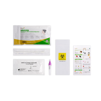 Hotgen Corona Rapid Test Self-Test Antigen Test for SARS-CoV-2, 10 Pieces (Pack of 1)…