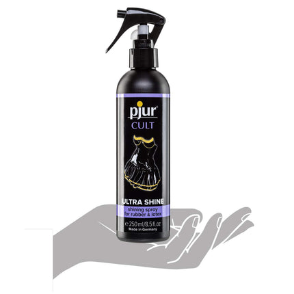 pjur CULT Ultra Shine - Latex Care for intensive shine without polishing - also for rubber (250ml)