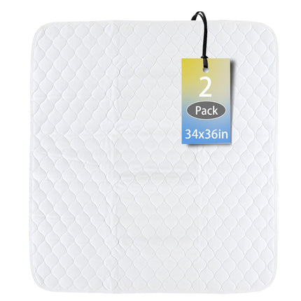 Washable incontinence pad, mattress protector, waterproof bed pad, incontinence pad, washable incontinence bed pads, wetness protection mattress pad - 86 x 91 cm (2-pack)