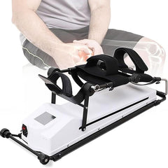 DWSSX Electric Knee Exercise Massager, Continuous Passive Movement Machine, Rehabilitation Equipment for Knee, Ankle, Hip Joint, and Legs, Exercise Physiotherapy (L/175-185cm)
