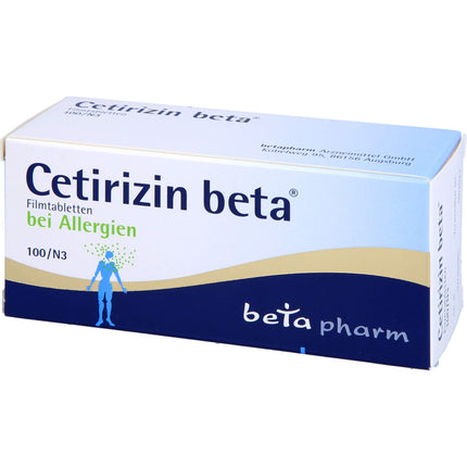 CETIRIZIN beta film-coated tablets 100 pcs