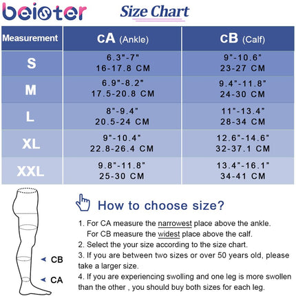 Medical Compression Stockings Women &amp; Men with Silicone Band Open Toe Knee High Calf Compression Socks Firm 20-30 mmHg Graduated Support Support Stockings for Varicose Veins, Edema