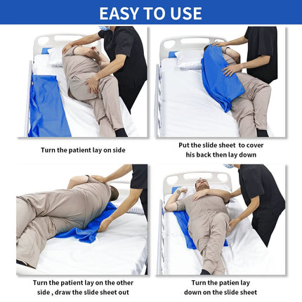 EZ Assistive Patient Tubular Transfer Slide Sheet-70x100cm for Patient/Elderly Transfers into Cars/Wheelchairs/Bed Transfer and Repositioning Easy -Hospitals&amp;Home Care