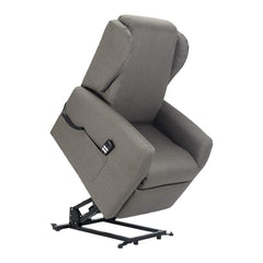 Sime CY-2 ADJUSTABLE electric recliner chair for seniors Zero Gravity, 2 motors, independently adjustable backrest and footrest, 2 wheels, anti-decupid memory, dirt-resistant recliner chair, dove grey