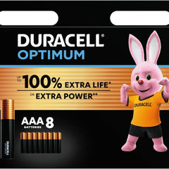 Topcom Walkie Talkie with range up to 6 KM - automatic noise reduction, RC-6410 + Duracell Optimum AAA batteries, 8 pieces, up to 100% extra power or additional performance