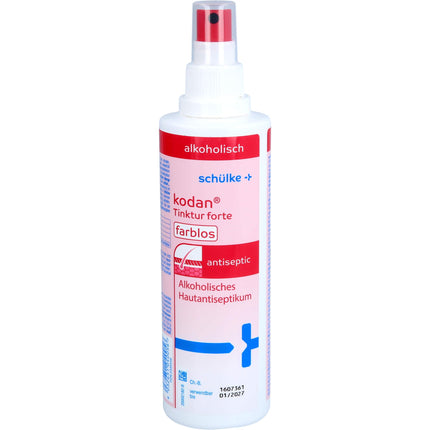kodan tincture forte colorless skin antiseptic, 250 ml solution