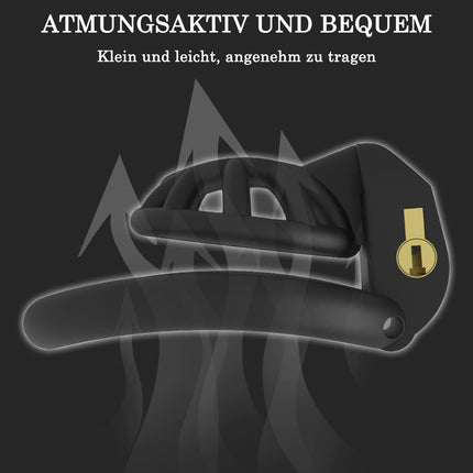 BDSMAGE Chastity Cage Male small, penis cage with 4 cock rings extreme, sex toy for men, chastity cage for men, chastity belt for men, cock cage slave sex toy extreme (micro)