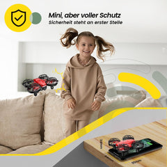 Holy Stone HS420 Mini Drone with HD 1080P Adjustable Camera, with 2 Control Modes, Emergency Stop, Orbiting, 360° Flip, Headless Mode, 2 Speeds, Gift for Beginners Children, co