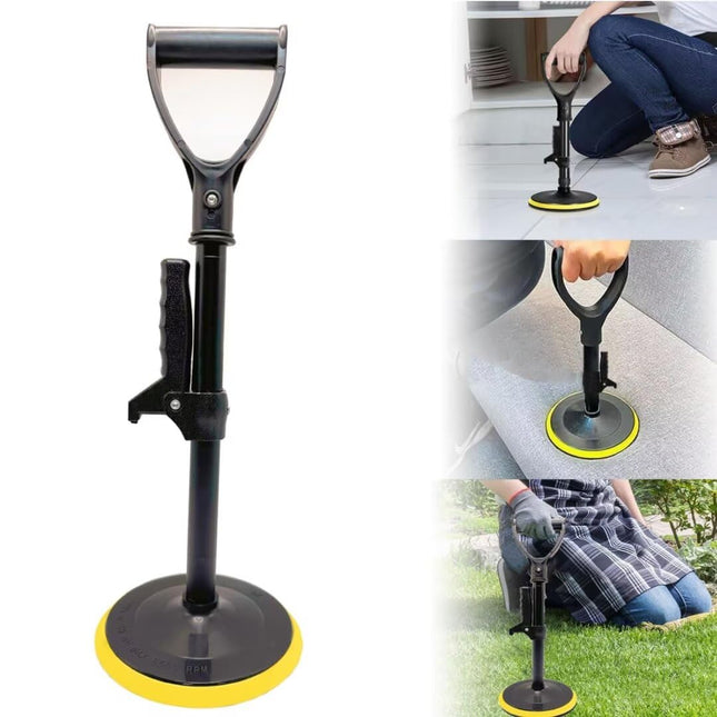 Standing aid, standing aids with handrail, standing aid for seniors, height-adjustable, standing aid from the floor, disabled-friendly accessories for everyday life, black