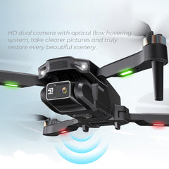 Drones with 4K UHD Cameras for Adults and Kids, Foldable RC Quadcopter Toy with Battery, Carrying Case, One-Button Takeoff/Landing, Altitude Hold, Headless Mode, 360 Degrees