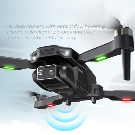 Drones with 4K UHD Cameras for Adults and Kids, Foldable RC Quadcopter Toy with Battery, Carrying Case, One-Button Takeoff/Landing, Altitude Hold, Headless Mode, 360 Degrees