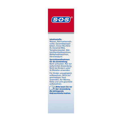 SOS Lice Shampoo | Elimination of nits and head lice | With natural active ingredients for children 3 years and older and adults | Hair lice treatment | 2 x 100 ml