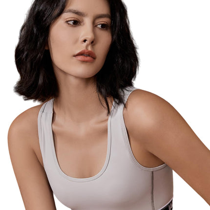 Funyco Women's Binder Trans 2.0, updated version Chest Binder, 90% latex chest binder for Tomboy, Transgender, FTM, comfortable, breathable and adjustable (gray, XXL)