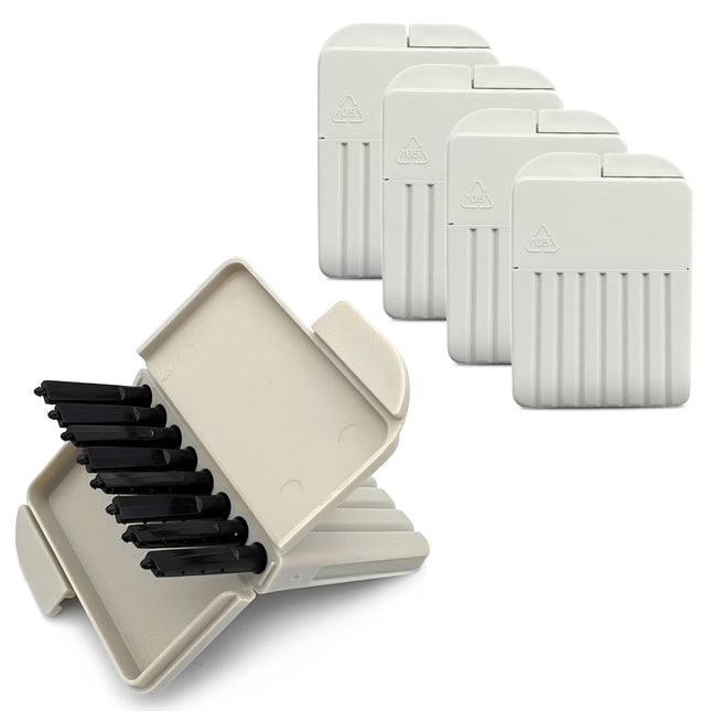 DIREKT CeruStop Wax Filters - Hearing Aid Filters - 1.3 mm Diameter - For Many Phonak, Widex &amp; Signia Devices - 32 Pieces - Pack of 4 - Gray