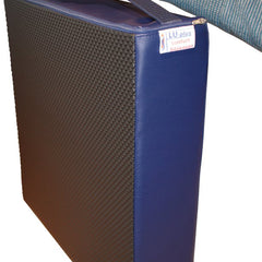 LUplus XL Orthopedic booster seat 43x43x height 10 cm Skai, DKL-blue