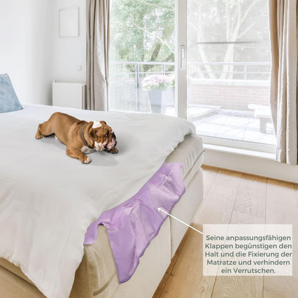 Mobiclinic®, Anti-decubitus mattress, Model mobi 1, With compressor motor, Air mattress, Alternating cycle doctor, European brand, For decubitus grade I, 200 x 90 cm, 130 cells, Color purple