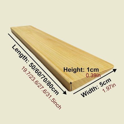 GODARM wooden door threshold ramp, door threshold ramps, portable, lightweight and easy to transport ramp, door threshold, for sidewalk, can be used as a wheelchair ramp, threshold ramp (Size: 70 * 5 * 1CM)