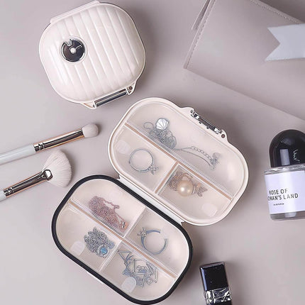 Ptyism 2 Pack Pill Organizer Box (Large + Small) Portable Pill Box, Pill Box, Travel Pill Organizer for Travel and Daily Use etc.
