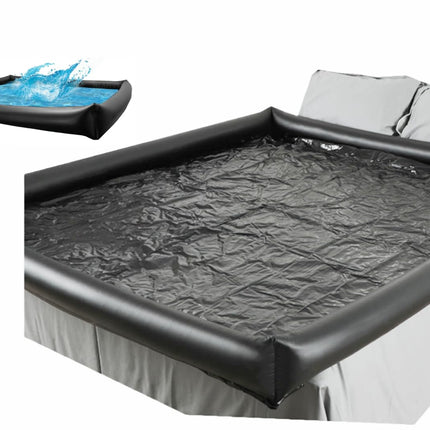 Lotion Swimming Pool Waterproof Inflatable Bed Air Bed Sheet Pool SM Bondage PVC Sheet Squirting Oil Spa Massage (189cm*161cm)