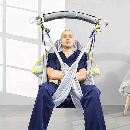 Mierty Patient Lifter Sling, Stair Slide Transfer Belt, Patient Lift Stair Board, Mesh Toilet Sling