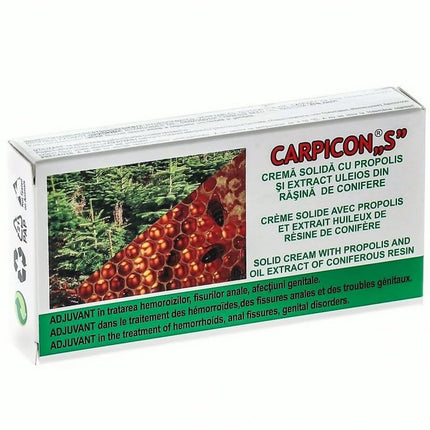 10 suppositories with propolis extract, oily extract of pine resin and beeswax (2 x 5 suppositories)
