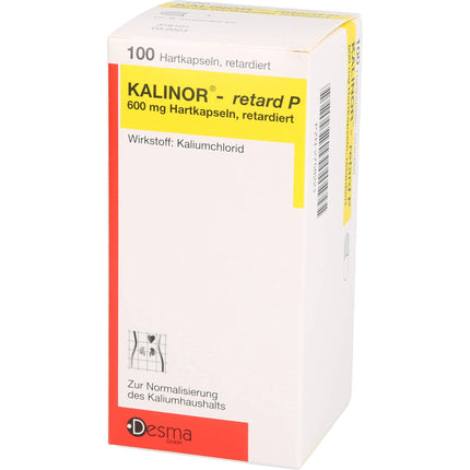 KALINOR retard P 600 mg hard capsules 100 pcs