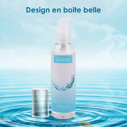 SVAKOM Deluxe Water-Based Lubricant Neutral, Silicone-Based Lubricant, Water-Based, Silky, 200ml Lubricant, Water-Based Lubrication, Gel Water-Based, Lube Waterbase