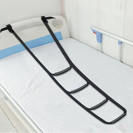 Bed ladder, lifting aid, bed ladder, rope ladder, adjustable bed rope ladder, rope ladder, auxiliary handle with pull-up rope lifter, standing aid, rope ladder, bed aids for the elderly, sick,