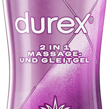 Durex Play 2 in 1 Massage &amp; Lubricant, Aloe Vera, 1 Pack (1 x 200 ml)