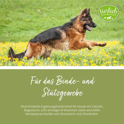 tierlieb Gelenkfreund Dog Capsules with Calcium, Magnesium, Glucosamine &amp; Chondroitin 130 Capsules