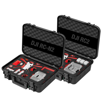 TomCase drone case "Ready to Fly" for DJI Mini 4 Pro Fly More Combo, Standard or DJI RC 2 Controller, waterproof ECO protective case - Made in Germany