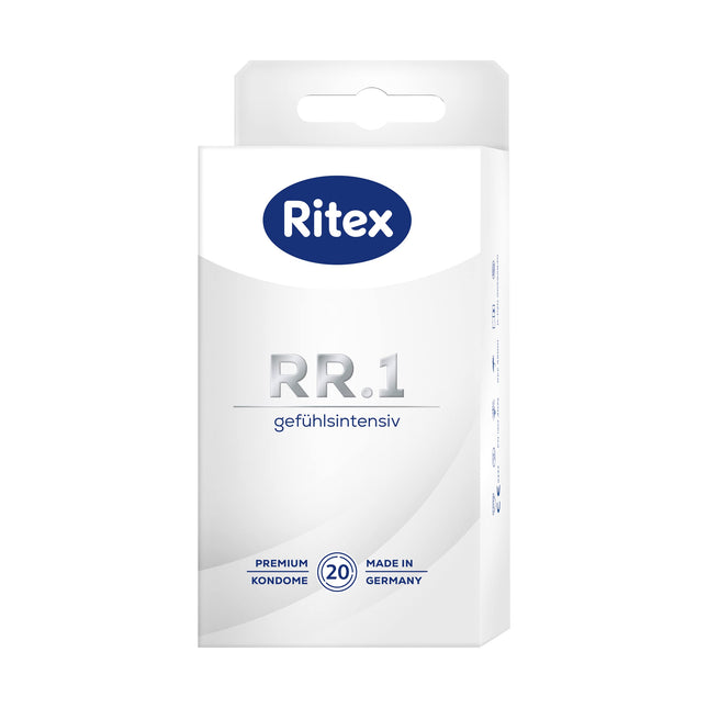 Ritex RR.1 condoms – intense sensations for a particularly intense sensation, 20 pieces, Made in Germany