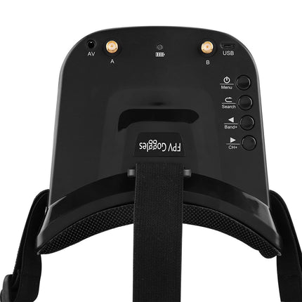 VGEBY FPV Goggles, 3 inch 480 * 320 Display 5.8G 40 Channels Mini FPV Goggles Built-in 3.7V 1200mAh Battery for FPV Drone Quadcopter