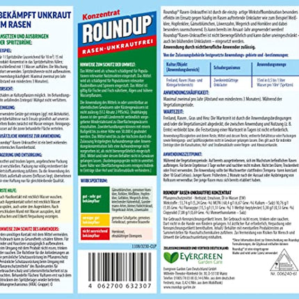 Roundup Lawn Weed Killer - 500 ml
