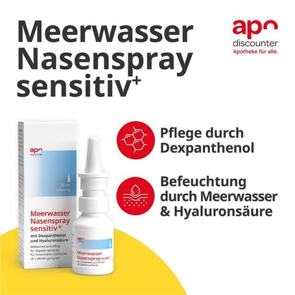 Nourishing Nasal Spray Hyaluron &amp; Dexpanthenol from apodiscounter (2x 20 ml)