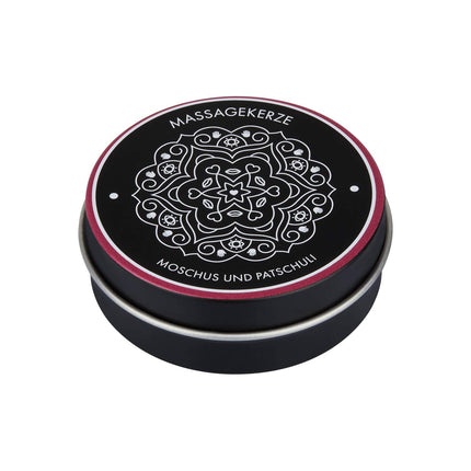 ICE Massage Candle | Sensual with musk-patchouli scent | 6-hour burn time | Skin care and relaxation | Rich and versatile