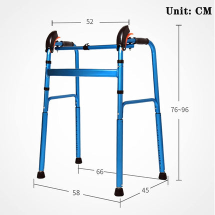 Walking frame, walking aid, stair climbing aluminum lightweight walking aid, for easy walking on stairs, non-slip adjustable height, stair aid stair lifts for elderly people with disabilities