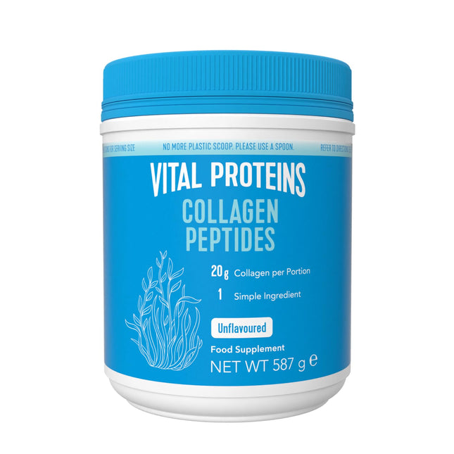 Vital Proteins Collagen Peptides Dietary Supplement (Type I, III), Tasteless Collagen Peptides, Beautiful Skin, Hair, and Nails, Paleo Friendly, Gluten-Free, 20 g per Daily Serving, 587 g
