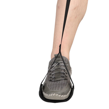 Elderly people leg lifting belt leg lifter with soft grip polycyclic nylon foot loop recovery aid ankle correction band disabled foot lifter for sofas, beds, wheelchair, standing