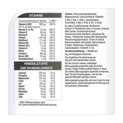 Centrum For Him 50+, 30 tablets - High-quality dietary supplement specifically for men over 50 for a complete daily supply of micronutrients - Packaging may vary